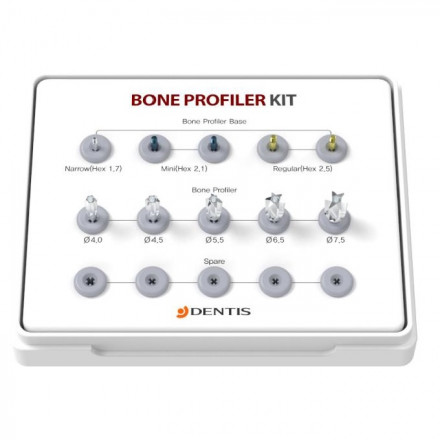 Набор для профилирования кортикальной кости BONE PROFILER Dentis Набор для профилирования кортикальной кости BONE PROFILER Dentis